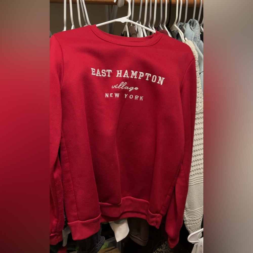 Red East Hampton Sweatshirt